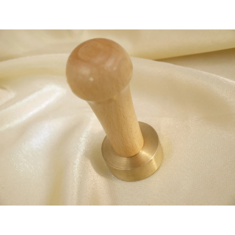 Messingstempel 38mm Gravurtiefe etwa 0,7mm