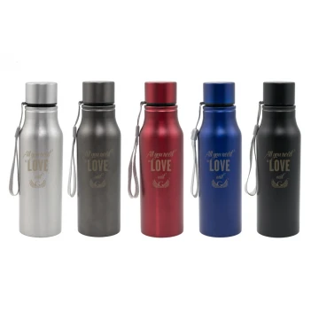 Stahlflasche mit Gravur - Kimo - Fassungsvermögen 700ml - BID006