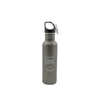 Edelstahlflasche mit Gravur - Texas - Fassungsvermögen 700ml - BID005
