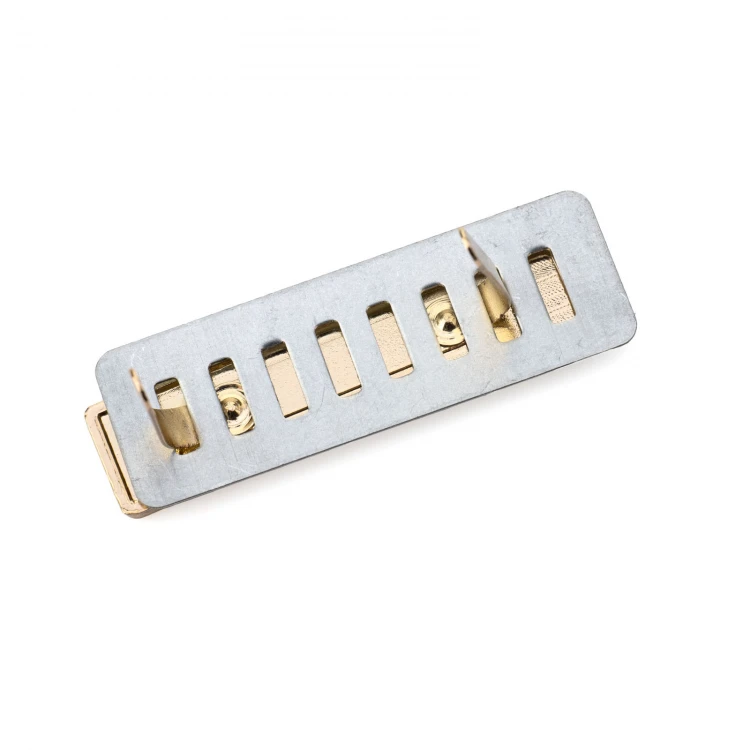 Goldene Plättchen - Metallische Etiketten mit dem Logo Ihres Unternehmens - ME026
