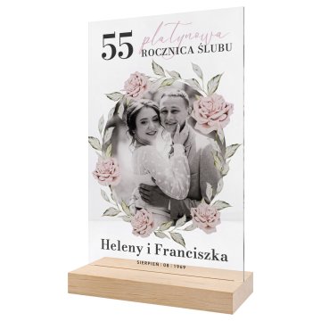 Acryl-Statuette - FOR AN ANNIVERSARY - Höhe 26 cm - DTA204