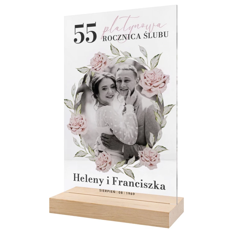 Acryl-Statuette - FOR AN ANNIVERSARY - Höhe 26 cm - DTA204