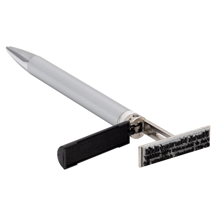 HERI Classic 3100 silver stamp Kugelschreiber mit Etui - HER022