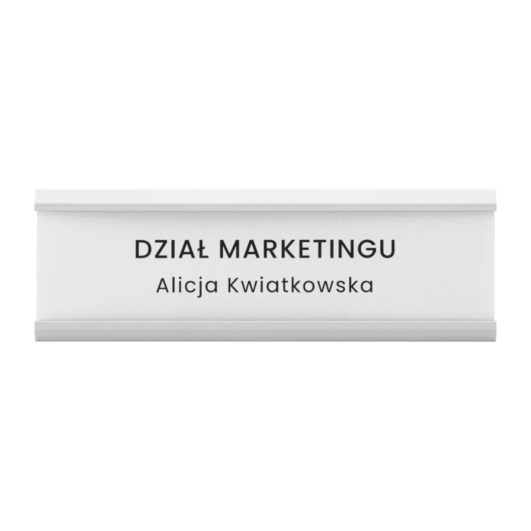 SURO Türschild - Aluminium - Abmessungen 180x50mm - TAB641