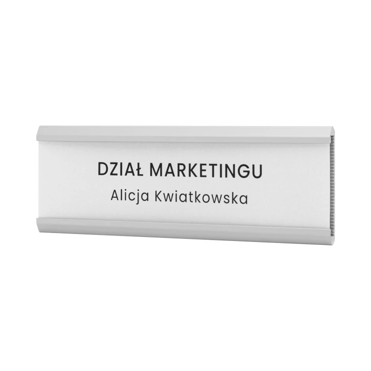 SURO Türschild - Aluminium - Abmessungen 180x50mm - TAB641