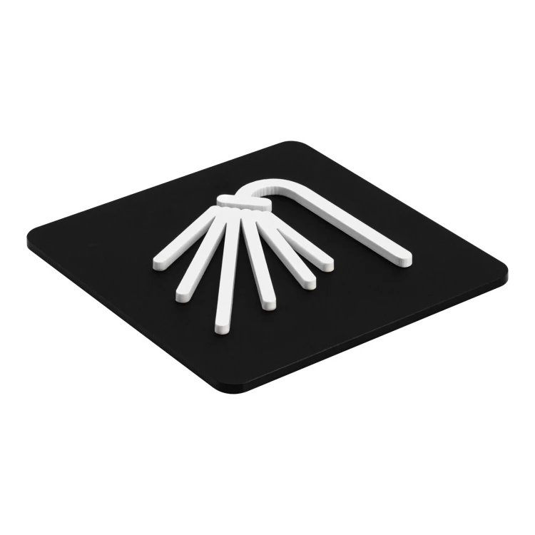 Konvexe Piktogramm-Tafel - Dusche - TAB688