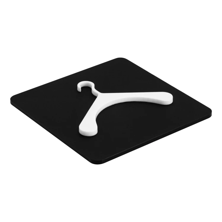 Konvexe Piktogrammtafel - Garderobe - TAB692