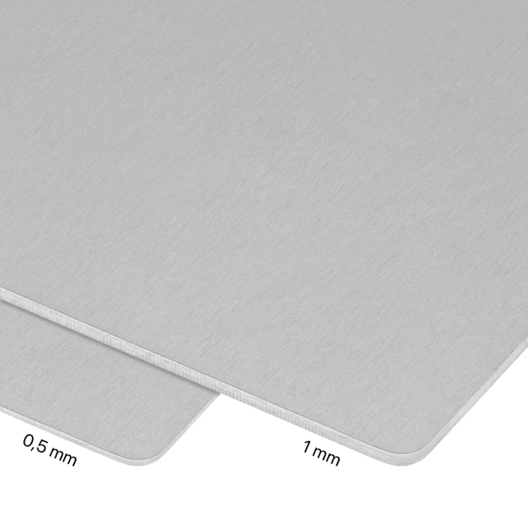 Aluminium Werbe-Visitenkarte - 90x50mm - NANODRUK - TAN015