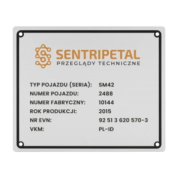 Namensschild aus Aluminium - 120x100mm - NANODRUK - TAN019