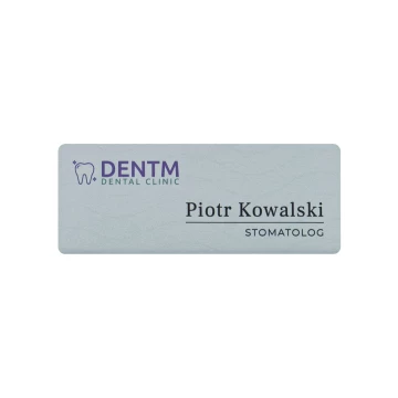 Aluminium-Plakette - NANODRUK - TAN020