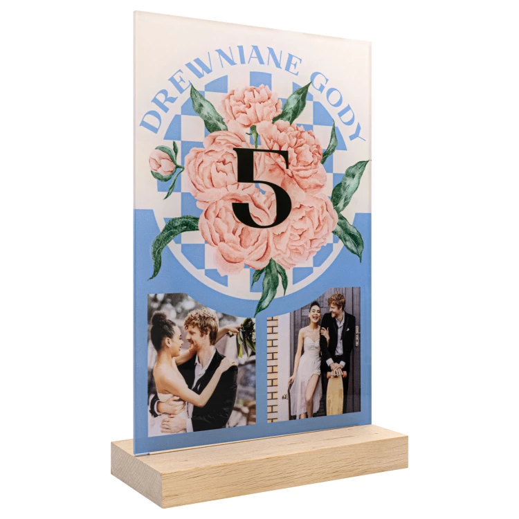 Acryl-Statuette - FOR AN ANNIVERSARY - Höhe 26 cm - DTA208