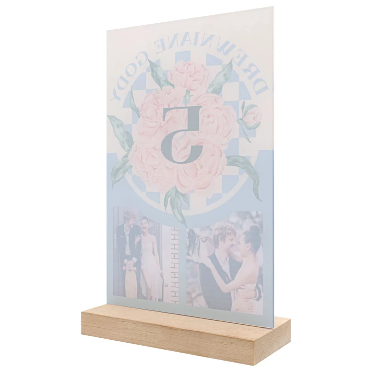 Acryl-Statuette - FOR AN ANNIVERSARY - Höhe 26 cm - DTA208