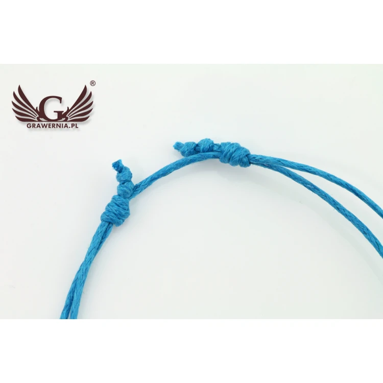 Armband aus Schnur KLASSISCHE GITARRE - Neues Silber - BNS007
