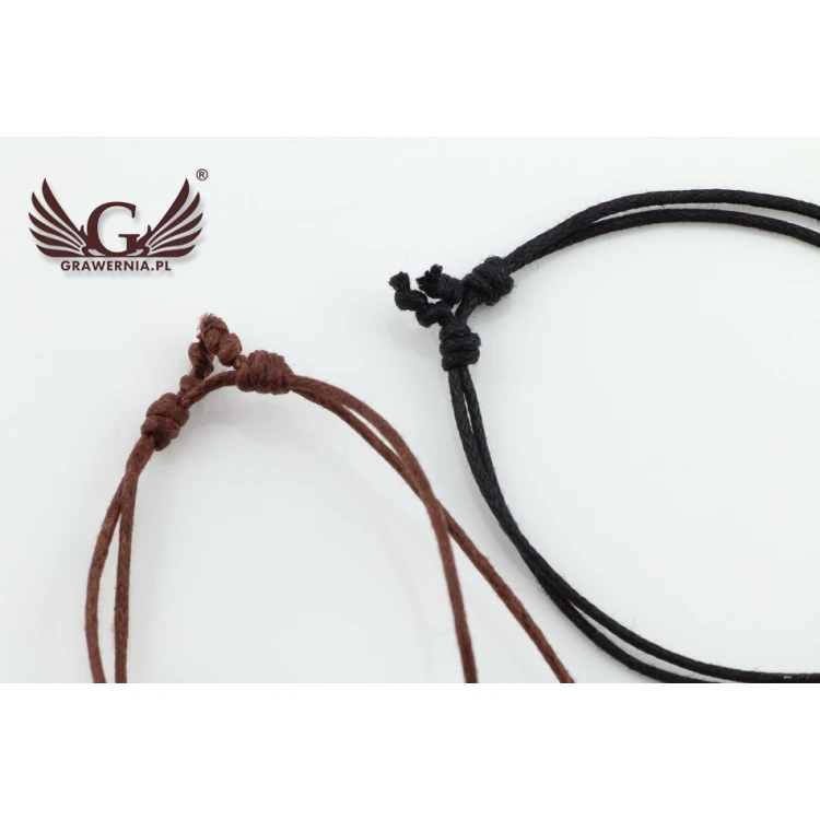 Schnurarmband RASIERKLINGE - Neues Silber - BNS001