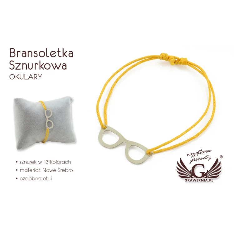 Seilarmband BRILLE - Neues Silber - BNS012