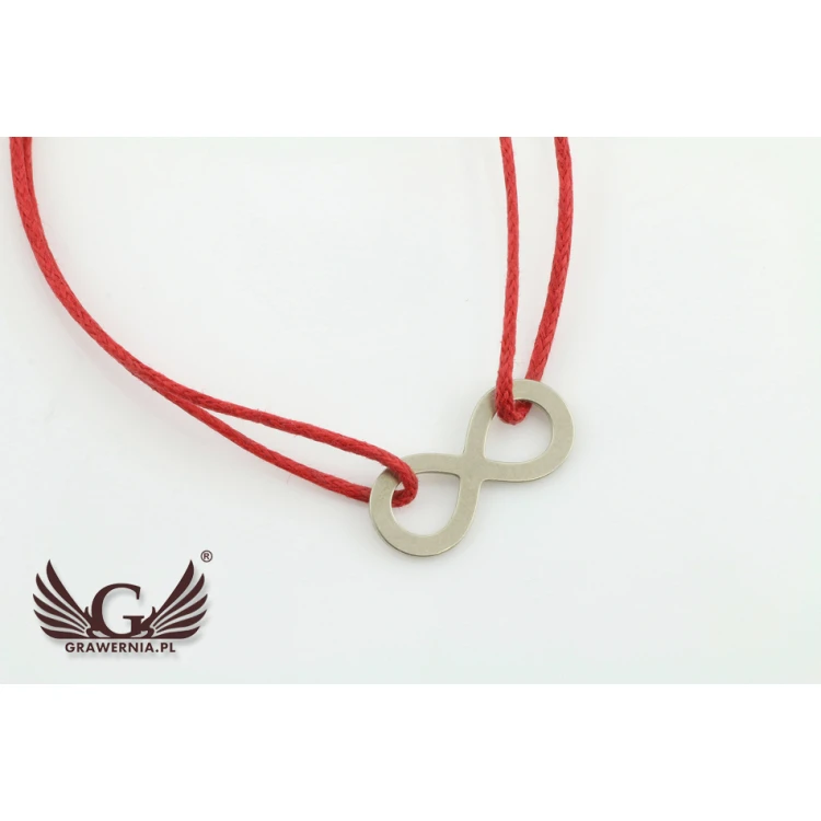Seilarmband EWIGKEIT - Neues Silber - BNS011