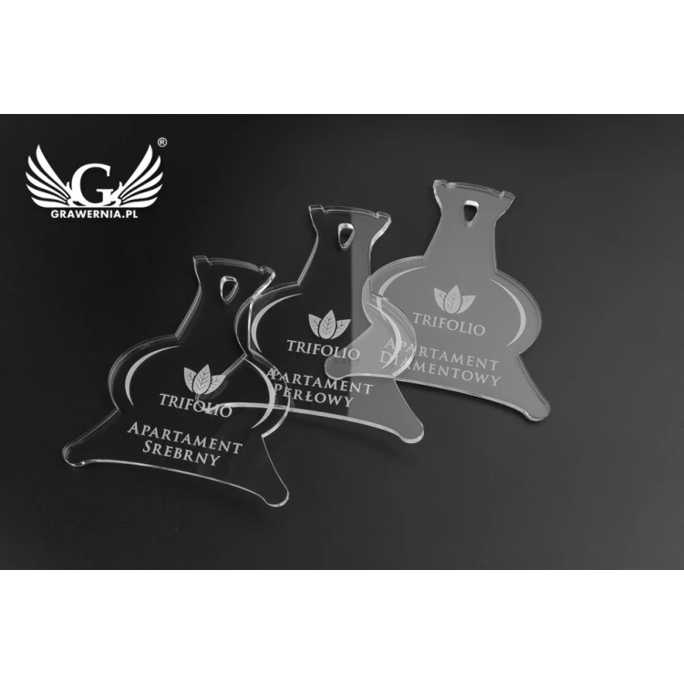 Akryl Schlüsselanhänger - KING PLUS - BA022