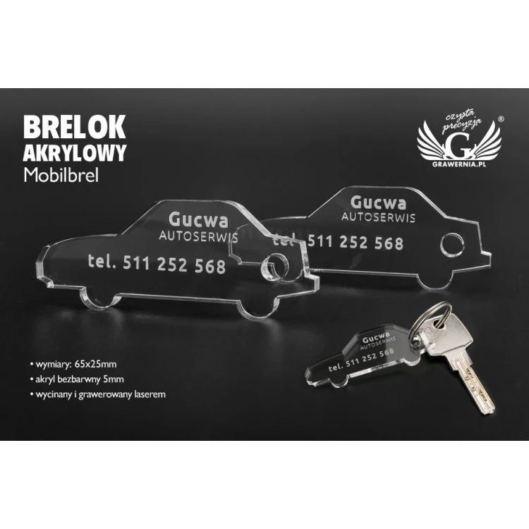 Akryl Schlüsselanhänger - MOBILBREL - BA017