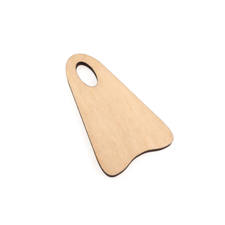 Holz Schlüsselanhänger Bigbrel 2 - Naturfarbe - Abmessungen 60x120mm - BD077