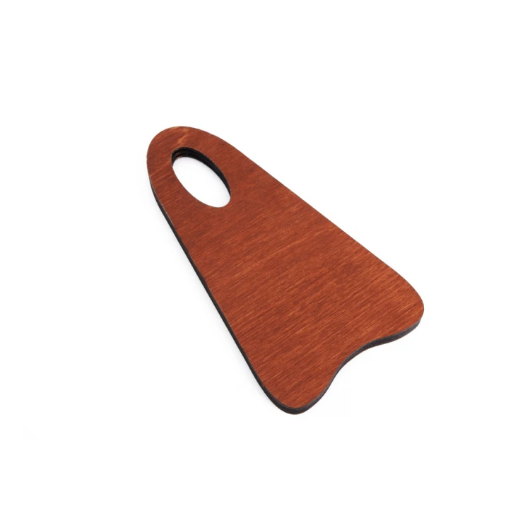 Holz Schlüsselanhänger Bigbrel 4 - Farbe helle Walnuss - Größe 60x120mm - BD075