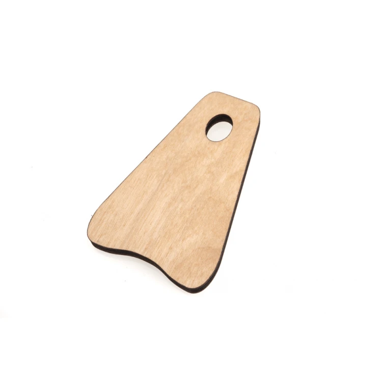 Holz Schlüsselanhänger - Pionier 2 natürliche Farbe - Abm. 80x60mm - BD086