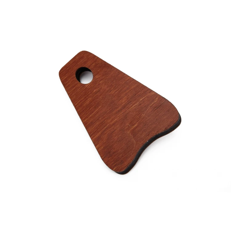 Holz Schlüsselanhänger Pionier 4 - Farbe Helle Walnuss - BD073