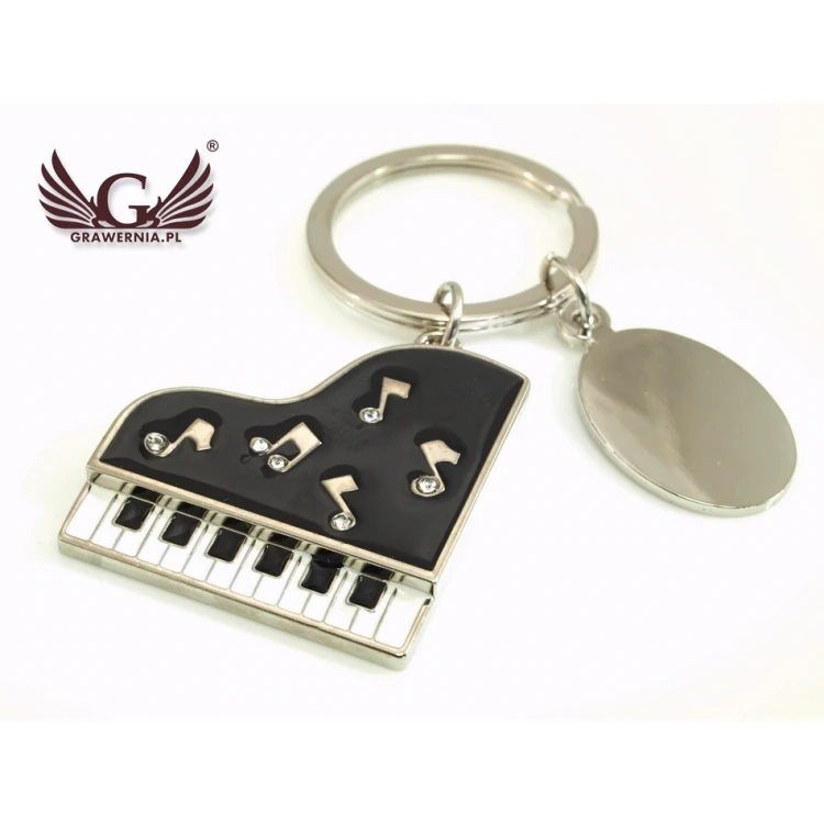 KLAVIER ANHÄNGER für Pianisten mit Ihrer Gravur