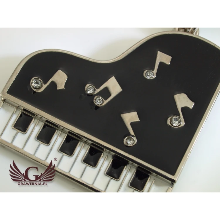 KLAVIER ANHÄNGER für Pianisten mit Ihrer Gravur