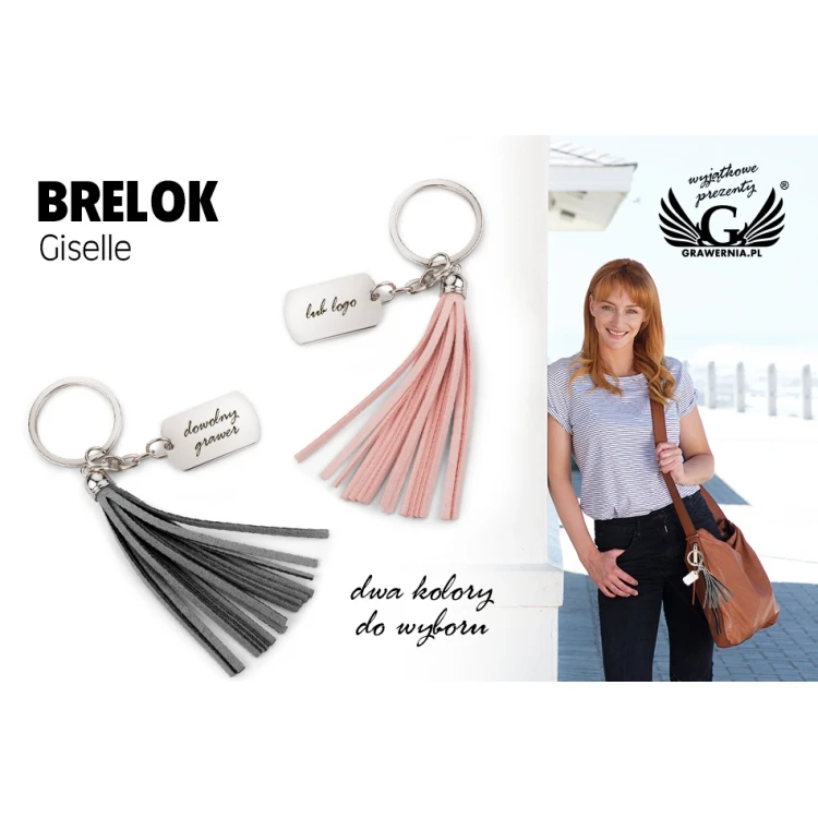 SCHLÜSSELANHÄNGER Giselle mit individueller Gravur - BP88