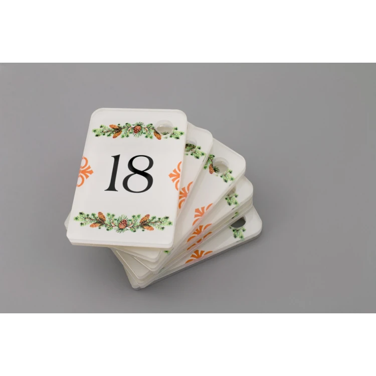 Hotel Schlüsselanhänger Cameo - farbiger UV-Druck - BP59