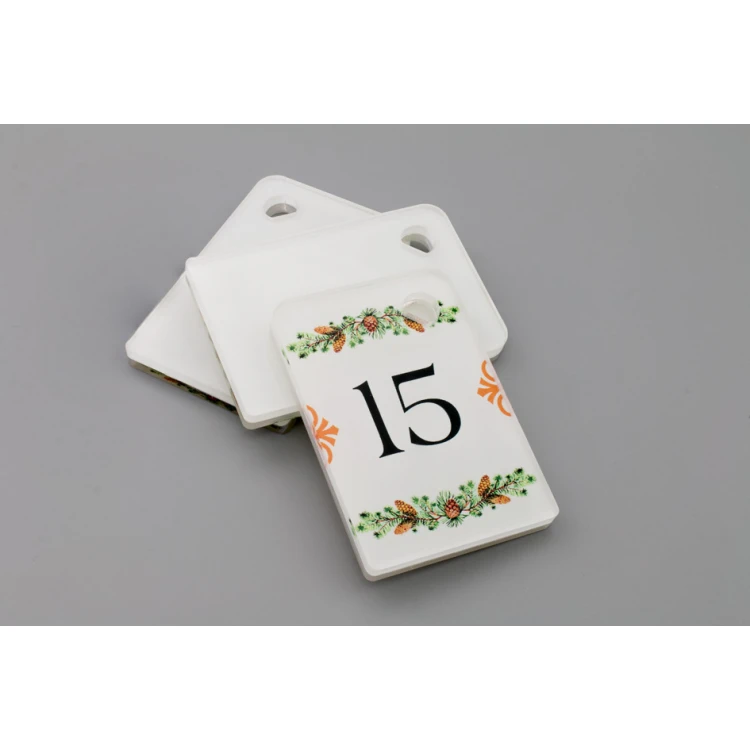 Hotel Schlüsselanhänger Cameo - farbiger UV-Druck - BP59