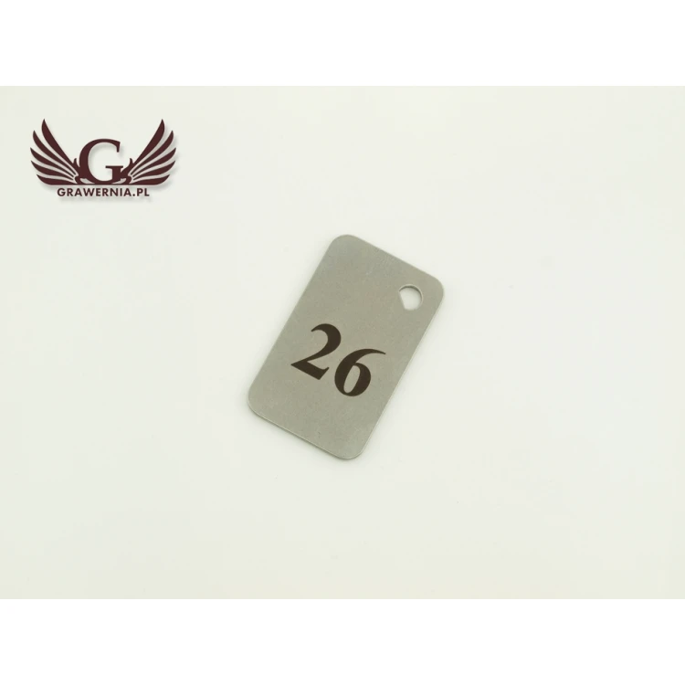 Hotel Schlüsselanhänger - MATRIXMET 2 MINI MEDIUM 51x31mm Stärke. 2mm - BM017