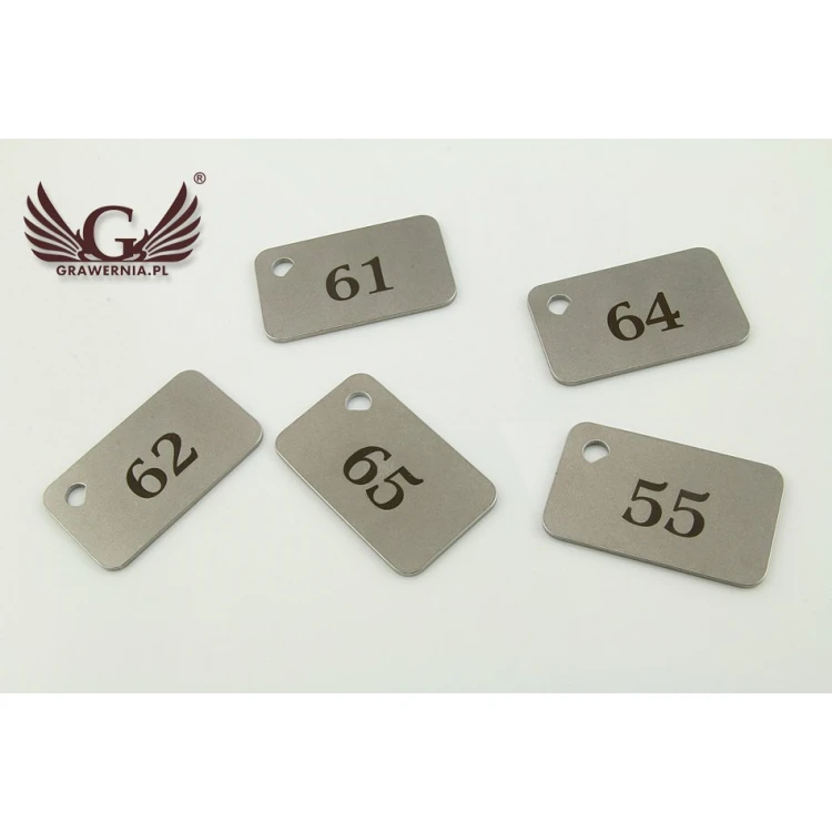 Hotel Schlüsselanhänger - MATRIXMET 2 MINI MEDIUM 51x31mm Stärke. 2mm - BM017