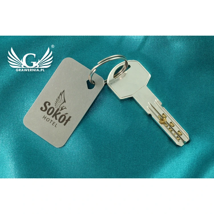 Hotel Schlüsselanhänger - MATRIXMET 1 MINI SLIM 51x31mm Stärke. 1mm - BM022