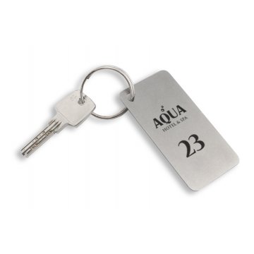Hotel Schlüsselanhänger - MATRIXMET 1 XL SLIM 43x84mm Stärke. 1mm - BM032