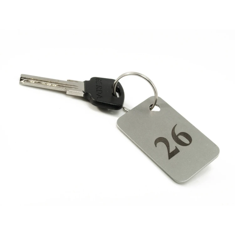 Hotel Schlüsselanhänger - MATRIXMET 2 MINI MEDIUM 51x31mm Stärke. 2mm - BM017