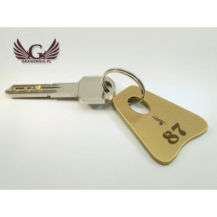 Hotel Schlüsselanhänger - PITERMET Gold - BMZ002