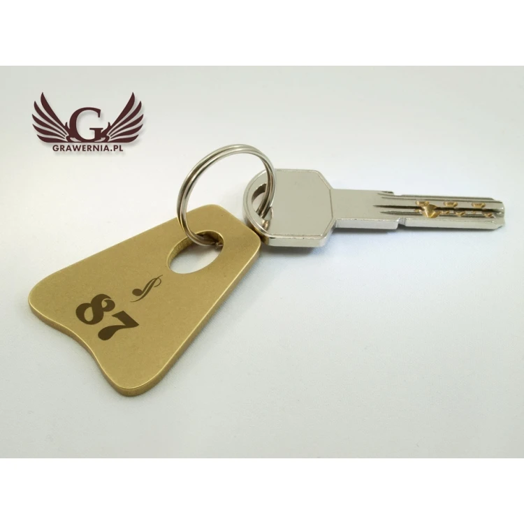 Hotel Schlüsselanhänger - PITERMET Gold - BMZ002