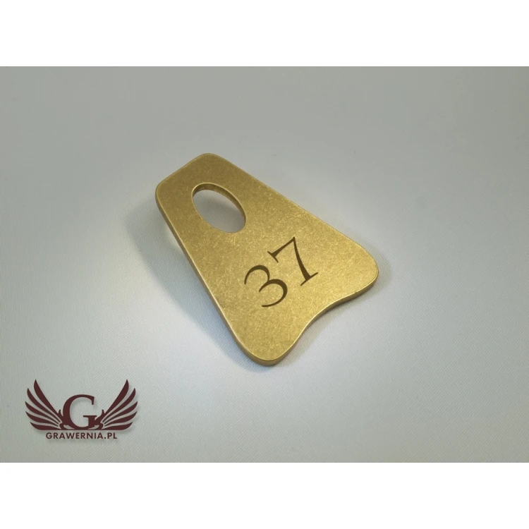 Hotel Schlüsselanhänger - PITERMET Gold - BMZ002