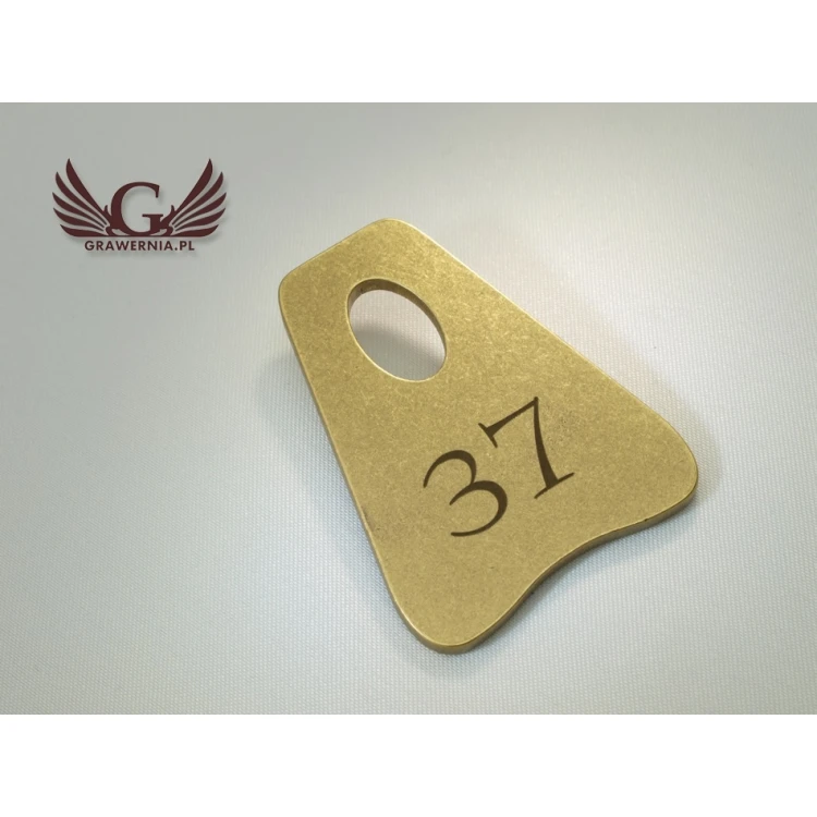 Hotel Schlüsselanhänger - PITERMET Gold - BMZ002