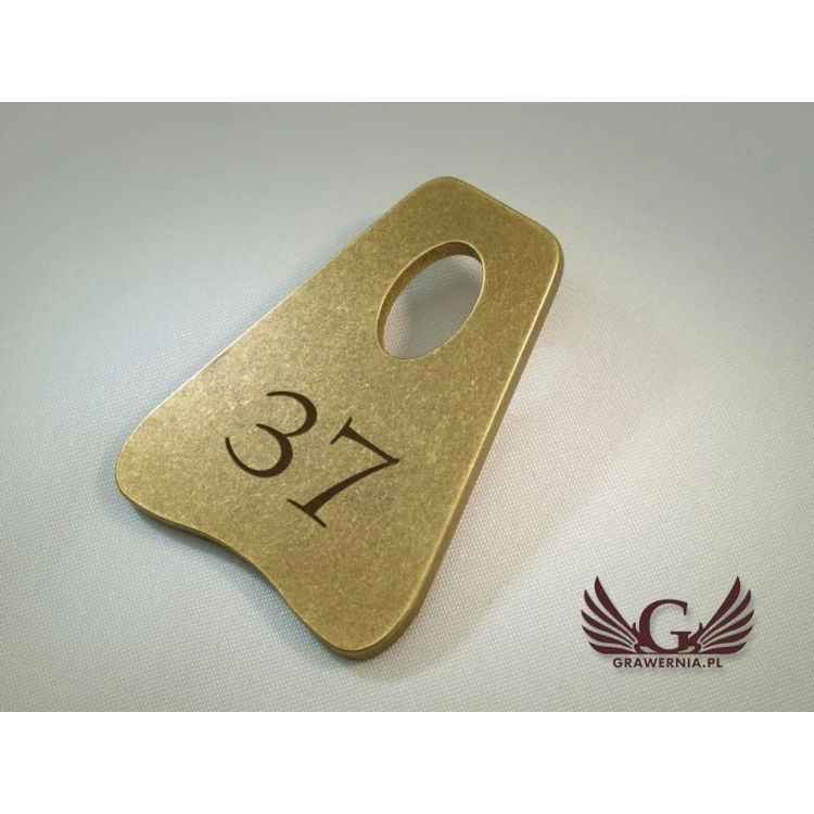 Hotel Schlüsselanhänger - PITERMET Gold - BMZ002