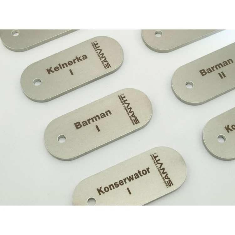 Hotel Schlüsselanhänger - SLIMBRELMET Stahl 3mm dick - BM011