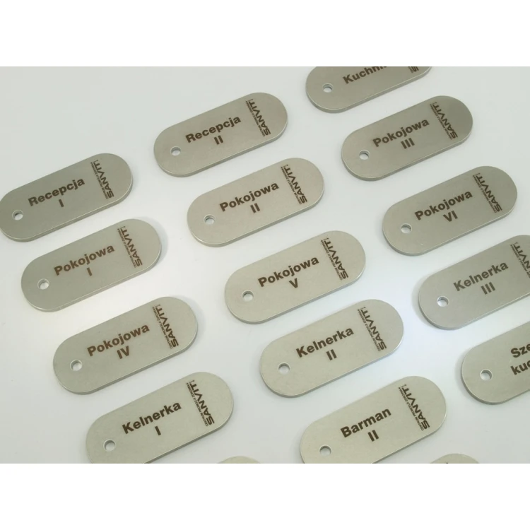 Hotel Schlüsselanhänger - SLIMBRELMET Stahl 3mm dick - BM011