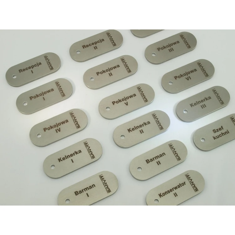 Hotel Schlüsselanhänger - SLIMBRELMET Stahl 3mm dick - BM011