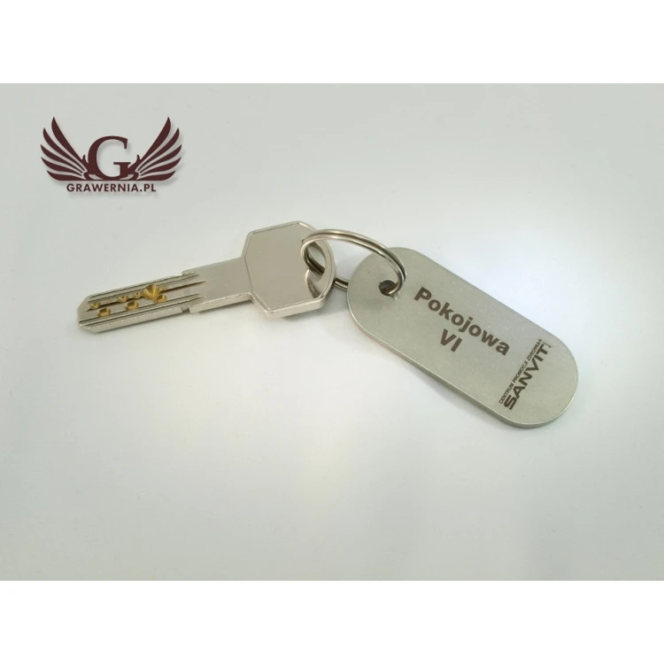 Hotel Schlüsselanhänger - SLIMBRELMET Stahl 3mm dick - BM011