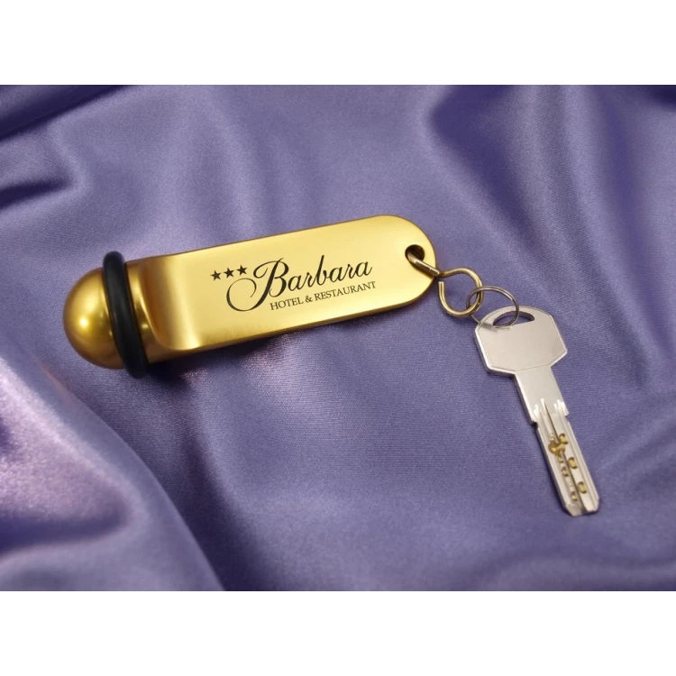 Goldener Hotel-Schlüsselanhänger - PRÄSIDENT
