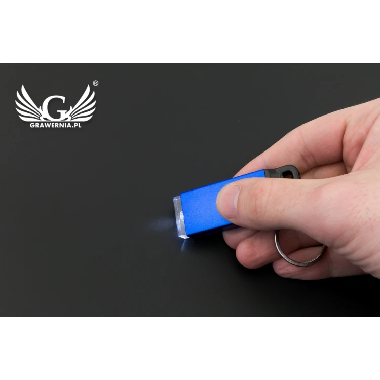 SCHLÜSSELANHÄNGER Taschenlampe Rufus mit beliebiger Gravur - BP104