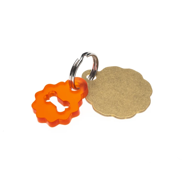 Adressanhänger - Premium Schlüsselanhänger für Hund und Katze mit Ihrer Gravur - BDZ029