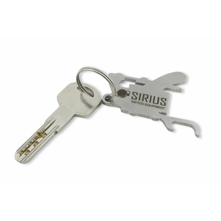 Schlüsselanhänger Flaschenöffner - Openmet - Stahl 3mm dick - BM024