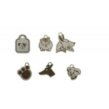Stahl Schlüsselanhänger für Hunde - BDZ012
